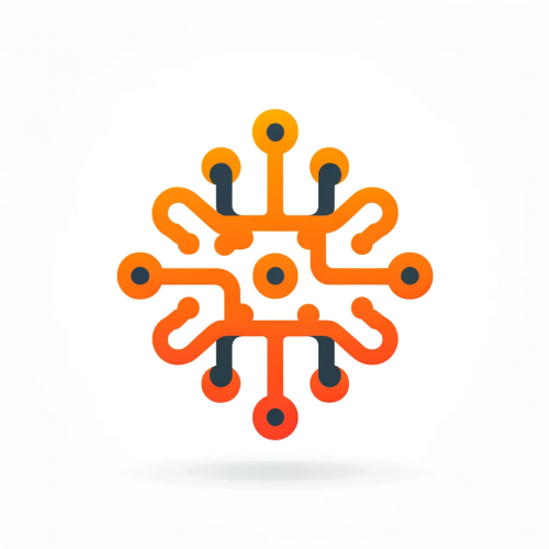 DALLE-2024-01-28-22.48.59---Modify-the-existing-logo-design-to-incorporate-the-provided-vibrant-orange-color-suitable-for-the-websites-new-color-scheme.-Keep-the-abstract-symbo.png